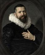 Frans Hals Portrait of a Bearded Man with a Ruff Spain oil painting artist